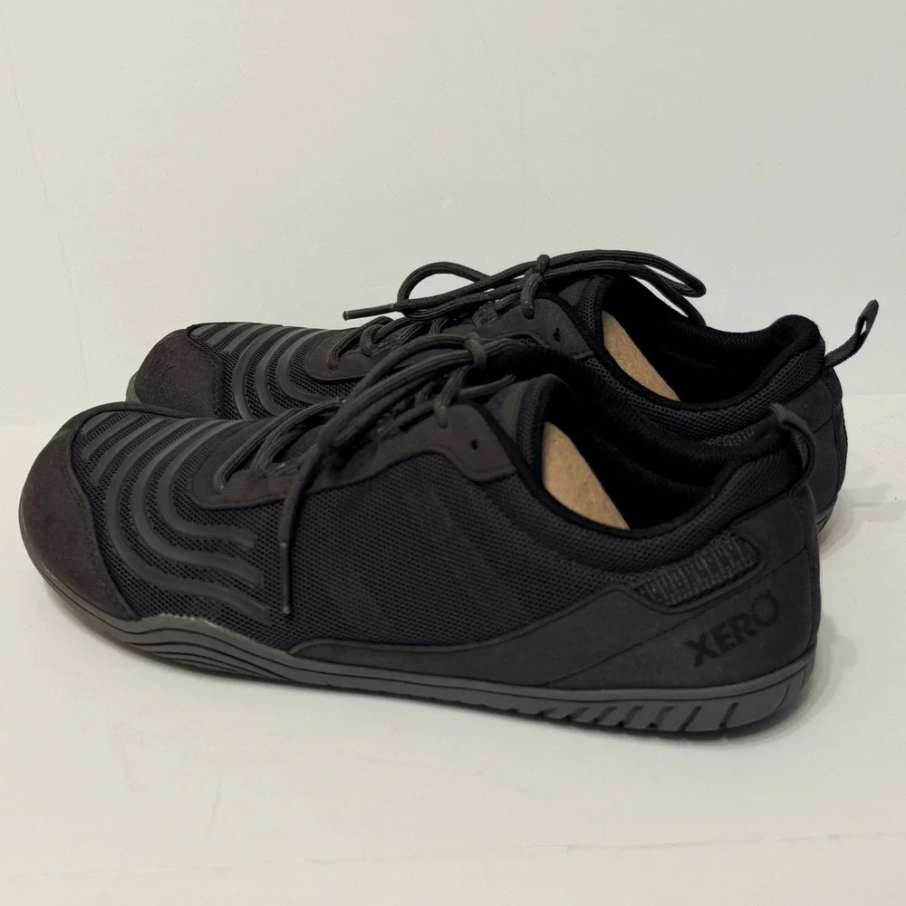 Xero 360 Training Shoes Black Gray Barefoot Minimalist Womens 10.5